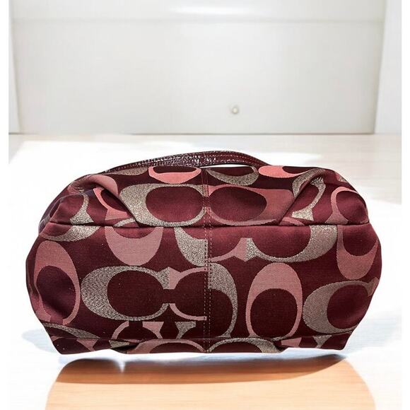 Y2K Coach F18004 Brooke Signature Lurex Shoulder Bag & F46486 Wristlet - Picture 5 of 16